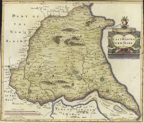 Karte des East Riding of Yorkshire